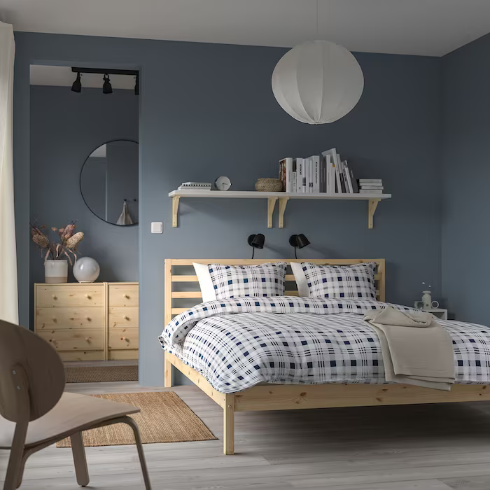 Thumbnail: IKEA Tarva pine full/double bed