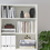 Thumbnail: IKEA Billy 31x79 shelf with 38in Oxberg doors x2