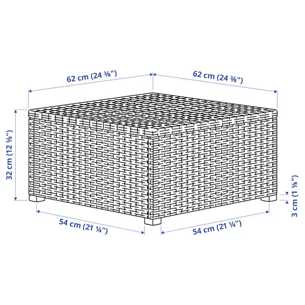 Thumbnail: IKEA Solleron brown stool