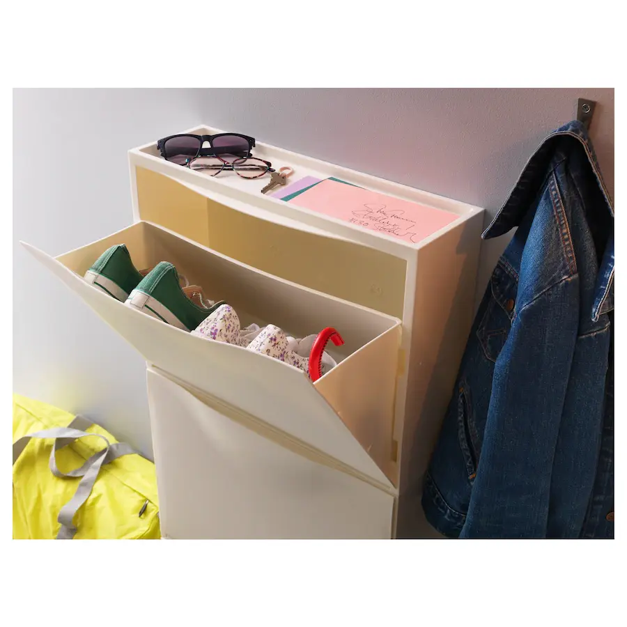 Thumbnail: IKEA Trones shoe/storage cabinet in white