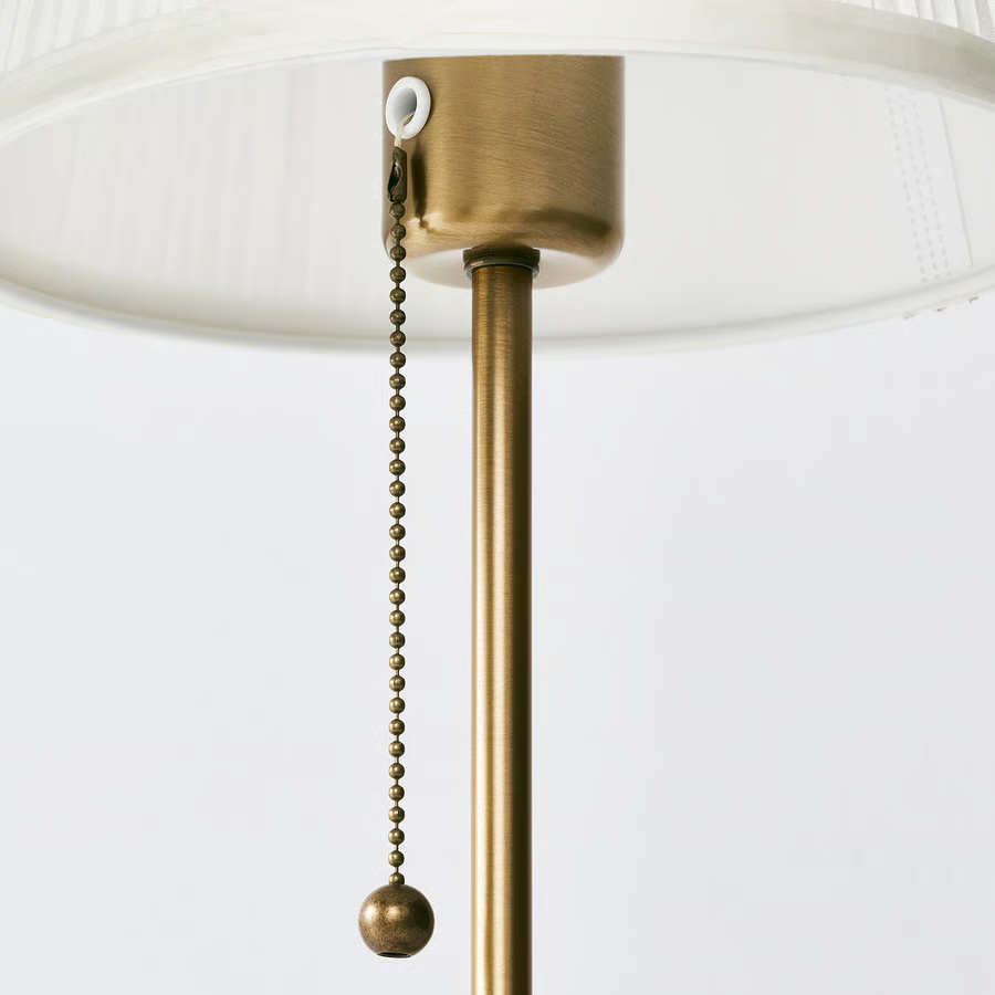Thumbnail: IKEA Astrid table lamp in brass/white