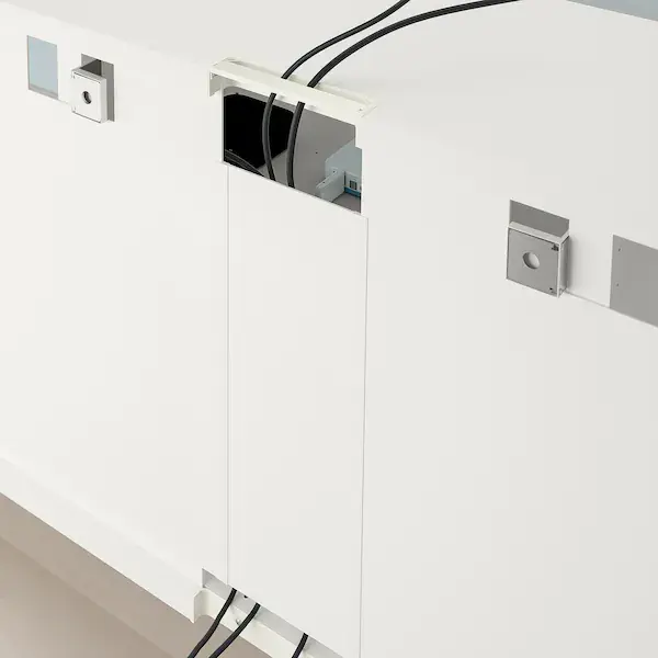 Thumbnail: IKEA Besta 70 7/8in wide x 15 3/4in deep x 25 1/4in high white TV unit
