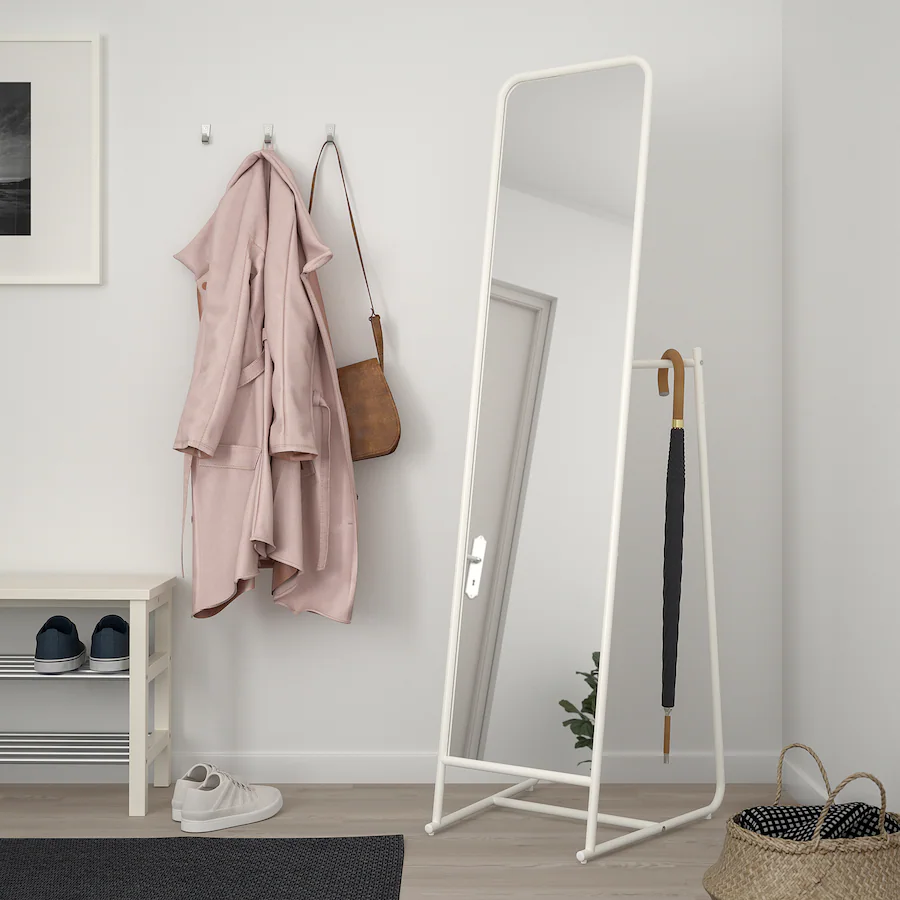 IKEA Knapper floor mirror white