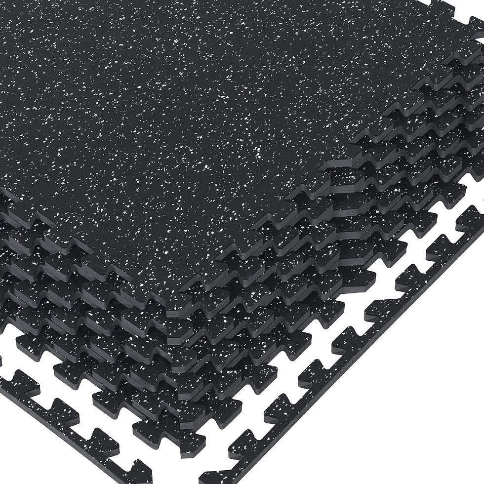 Holymus non-slip 1/2in Thick Rubber Top mat 48 square feet