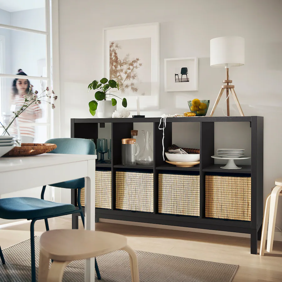 IKEA Kallax black base legs 57in | Conspec Limited Berm