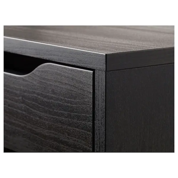 Thumbnail: IKEA Alex 5 drawer unit in black/brown