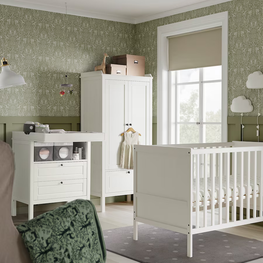 Thumbnail: IKEA Sundvik white crib