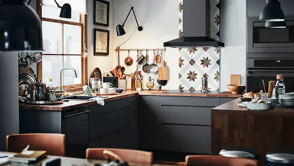 Thumbnail: IKEA Karlby countertop walnut veneer