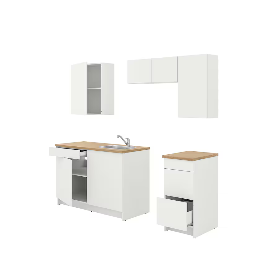 IKEA Knoxhult kitchen in white