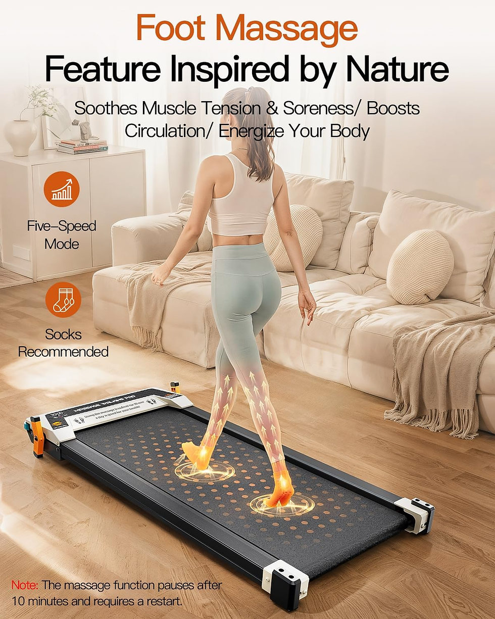 Thumbnail: Funray 520A-A Sport Versatile walking pad treadmill with incline no handle