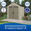 Thumbnail: Suncast Vista 7 ft. x 7 ft. Resin Storage Shed Model BMS7702