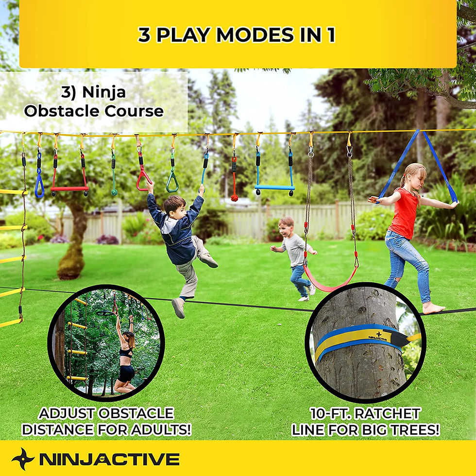 Thumbnail: NINJACTIVE Ninja Warrior Obstacle Course for Kids