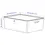 Thumbnail: IKEA Kuggis 14x21x8 white box with lid