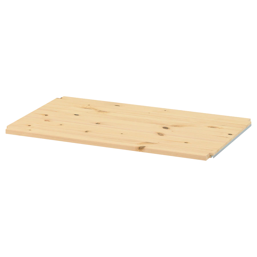Thumbnail: IKEA Ivar 2 section pine shelving 53 3/4in w x 19 5/8in d x 70 1/2in h
