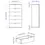 Thumbnail: IKEA Nordli 6 drawer chest white