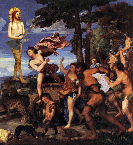 FOTO GRAFFITI GIF Animated Jesus Rock