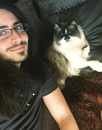 Alex with Louie