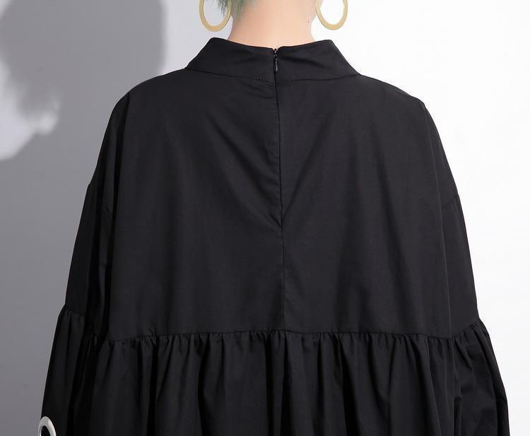 Thumbnail: Women's Mitsukazu Grommet Long Sleeve Dress
