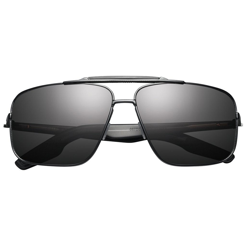 Men's IVI Vision Custer: Matte Black / Grey Lens