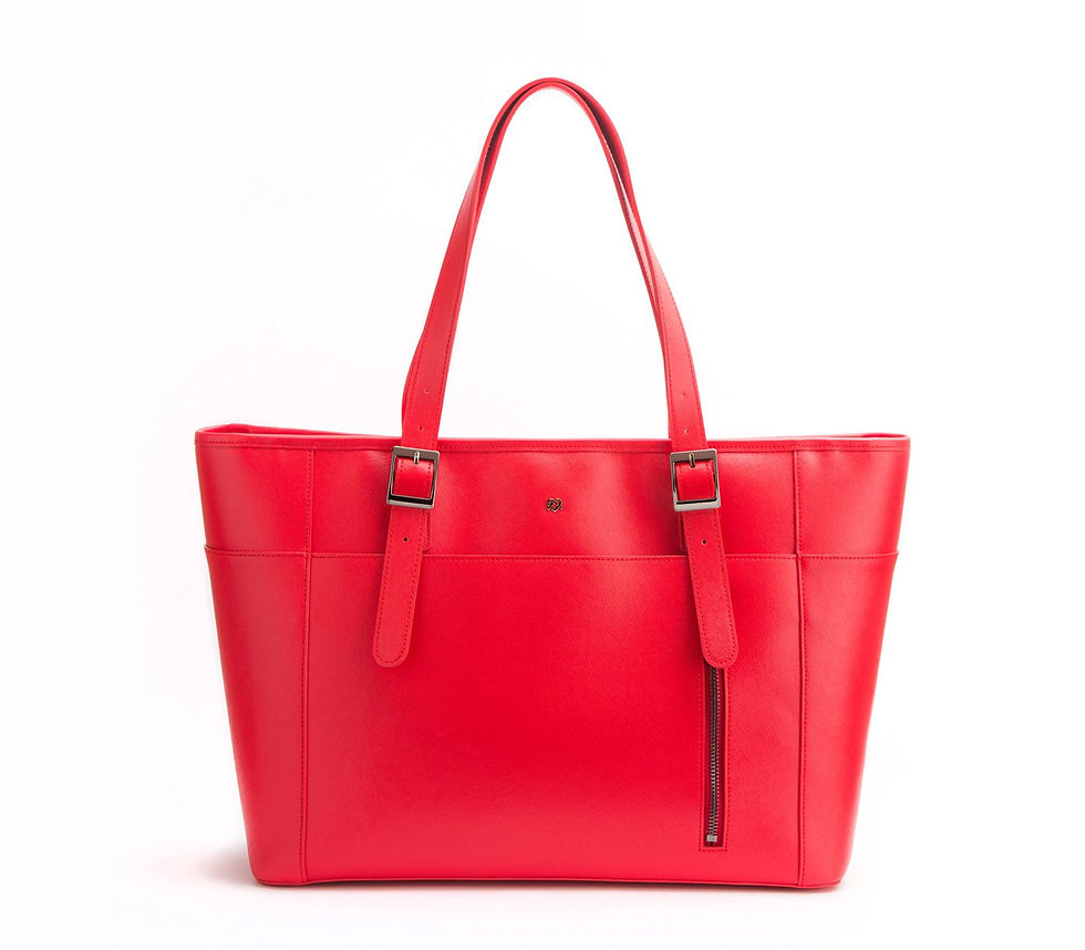 Thumbnail: Women's MILEY Satchel Tote Handbag 100% Vegan Gold plated Hardware