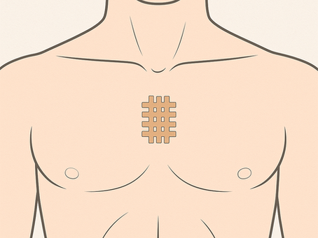 Cross-Tape auf Thymus