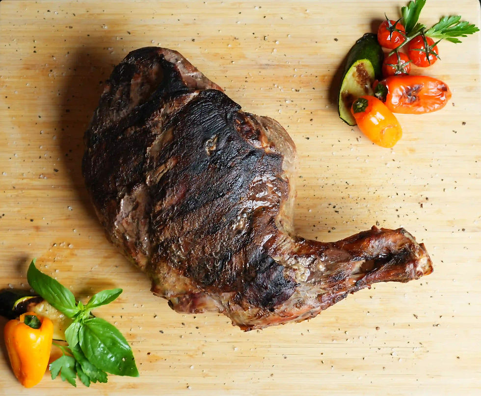 Festtagsrezept: Saftige Wildschweinkeule mit kreativen Beilagen