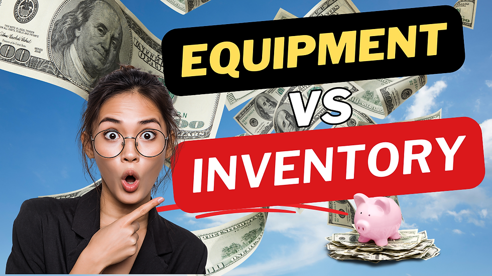 Understanding the Difference Between Equipment and Inventory