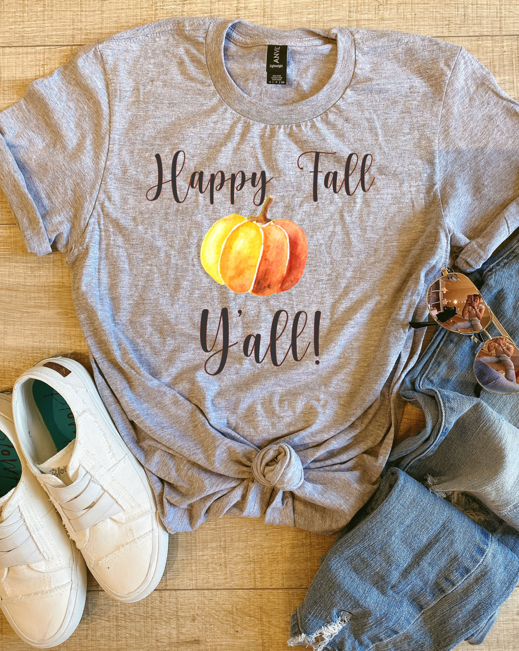 Happy Fall Y'all tee