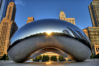 the sculpture by Kapoor