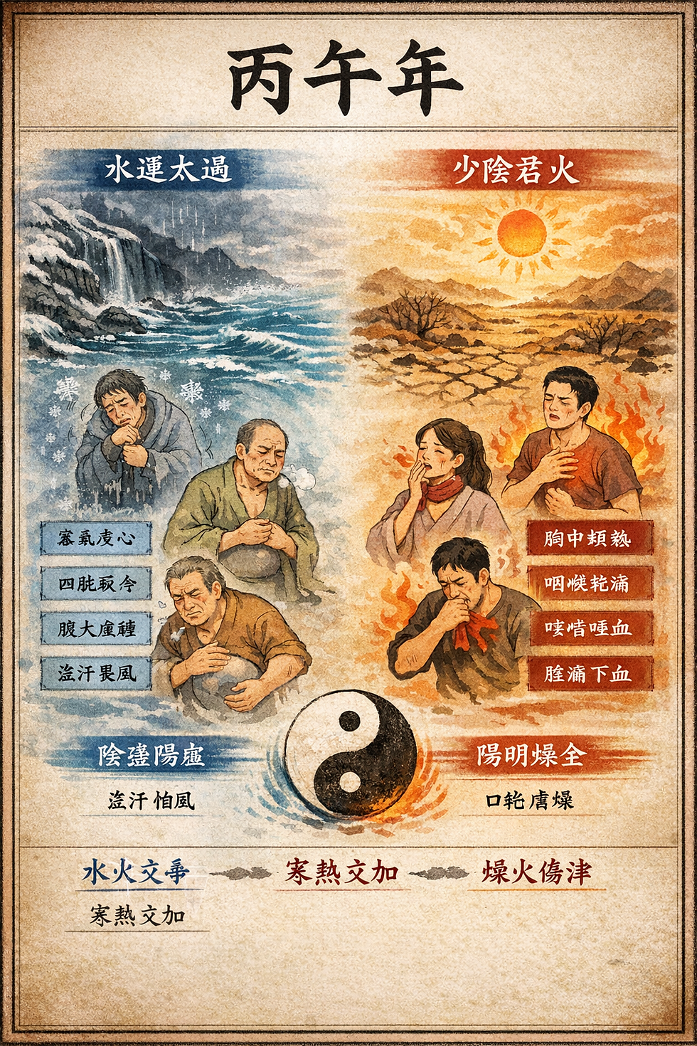 丙午年氣運顯象疾病