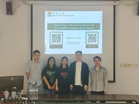 Student Seminar by Mr. Runqiu Hu on Jun 30, 2025 2PM