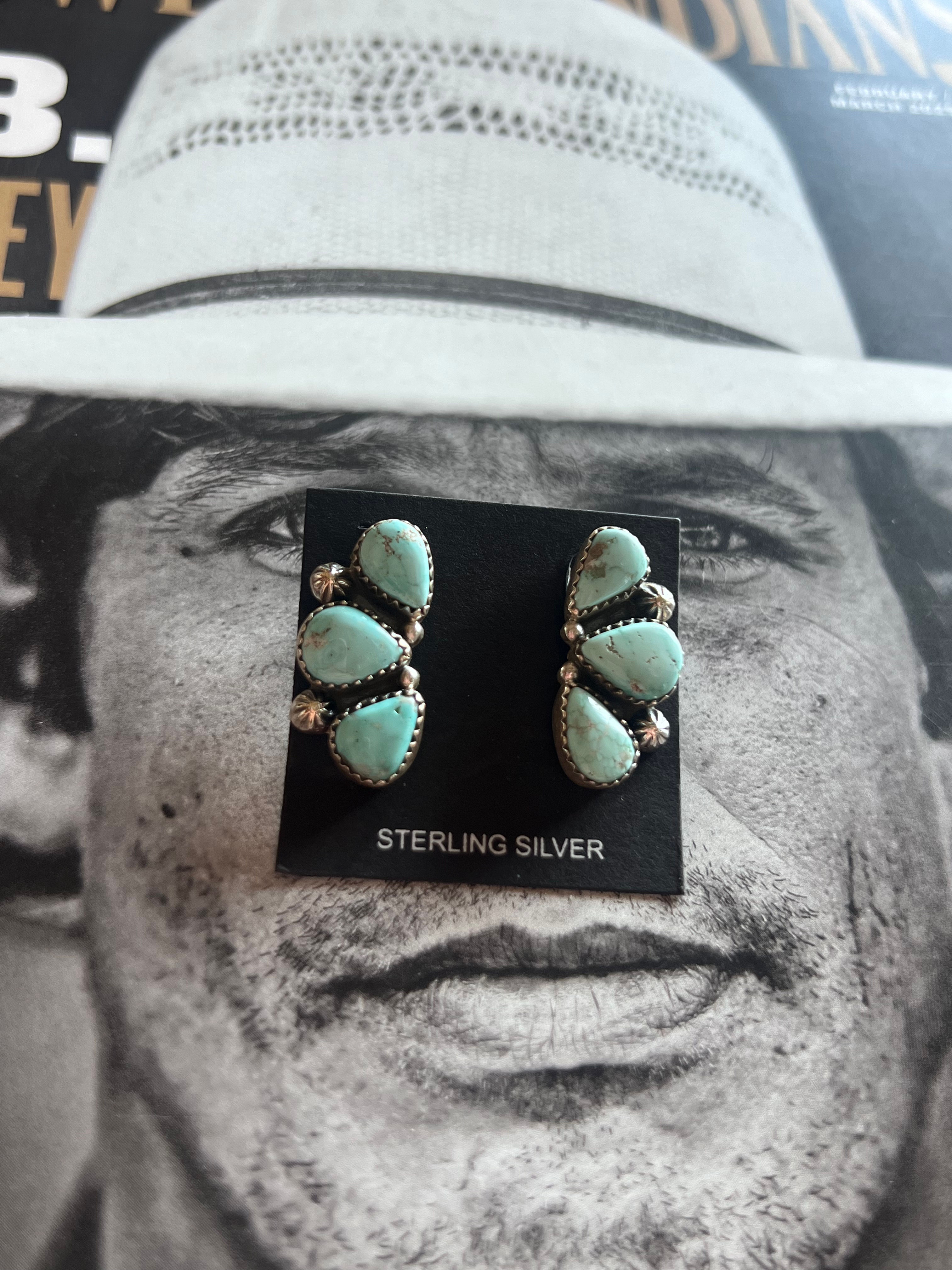 Dry Creek Turquoise Studs  