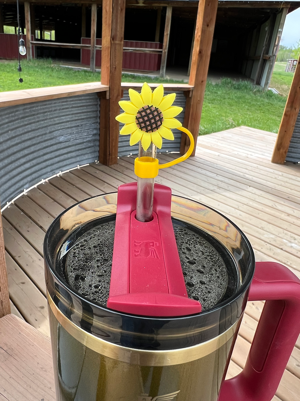Sunflower Straw Topper