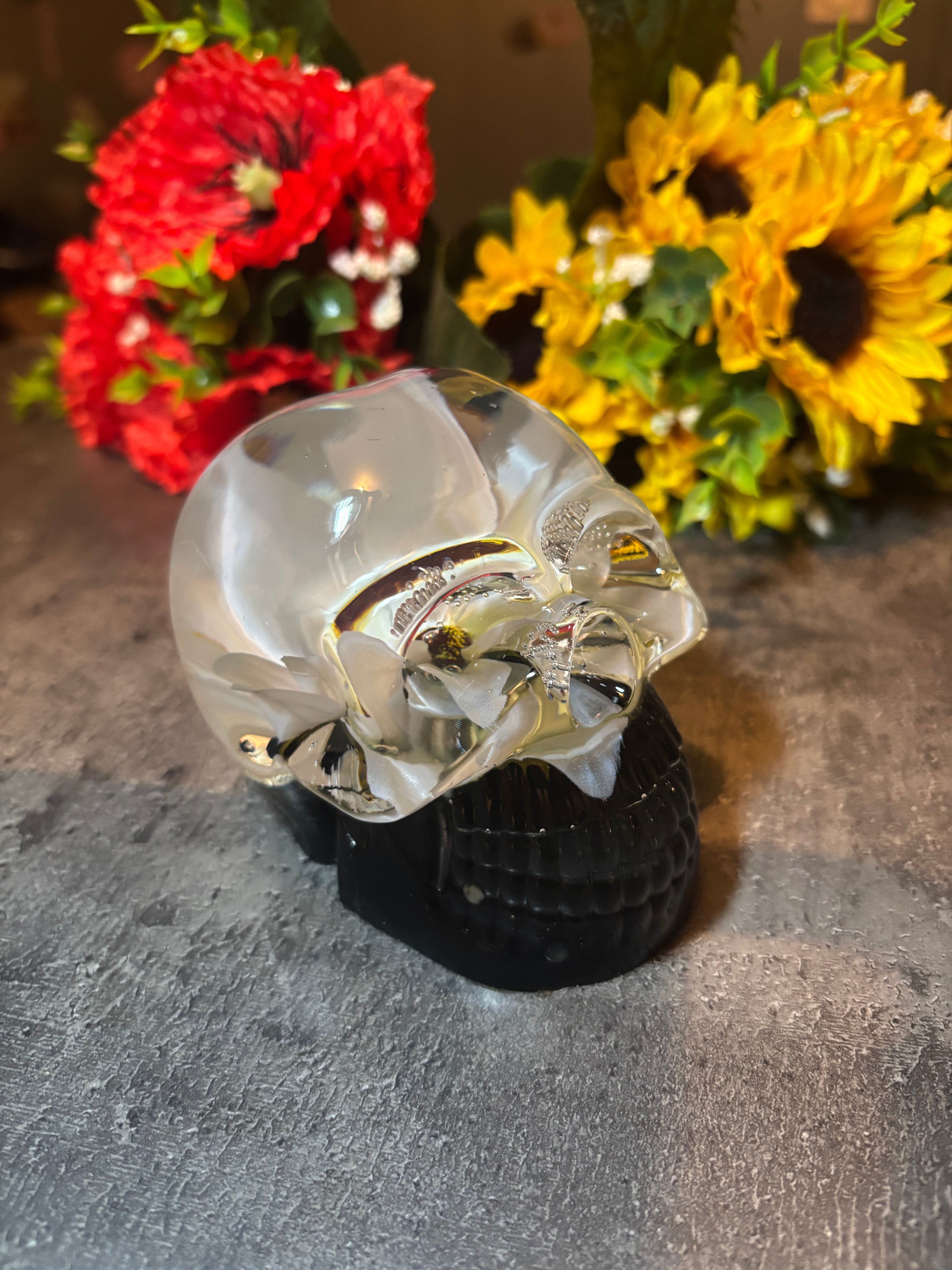 SKULL TOURNESOL 🌻 BLANC