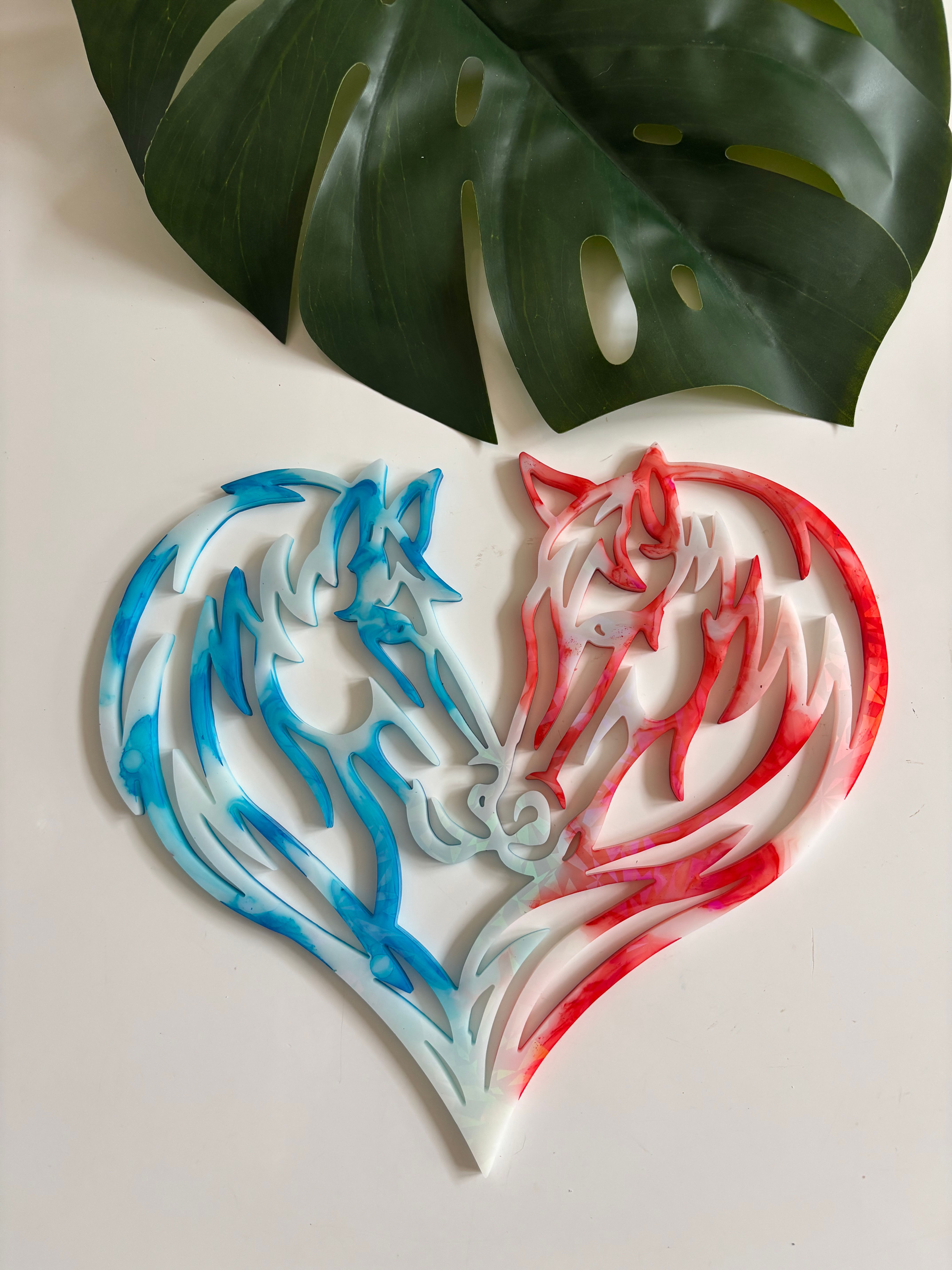 DOUBLE CHEVAUX 🐎 HOLOGRAPHIQUE 