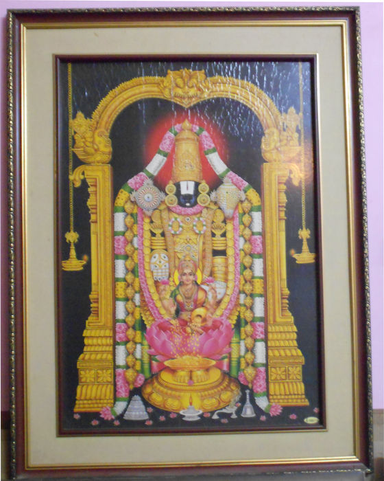 frame of lord venkateshwara
