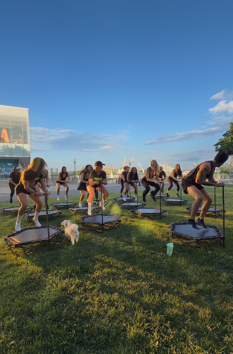Entrenamiento en trampolín