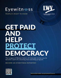LWVCO Recruitment Ad | Eyewitness Program