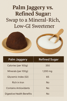 Palm Jaggery vs. Refined Sugar: Swap to a Mineral‑Rich, Low‑GI Sweetener