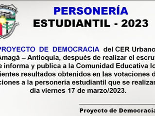 JHOJAN DAVID OSSA, PERSONERO ESTUDIANTIL 2023
