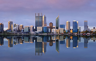 City Skyline Reflection
