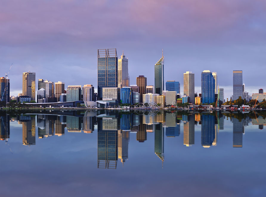 City Skyline Reflection