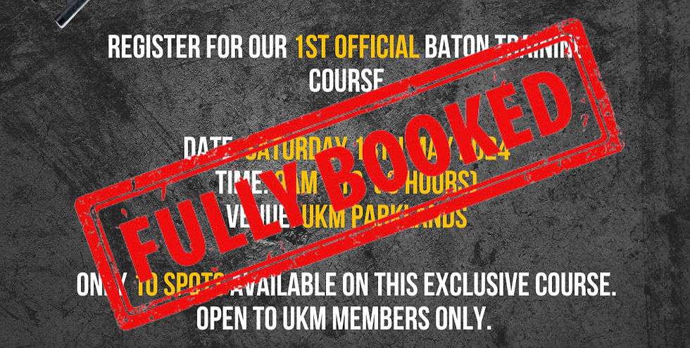 UKM - Baton Training Course - 18th May 2024