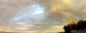 Rainbow at Ghidighici Lake, Chisinau