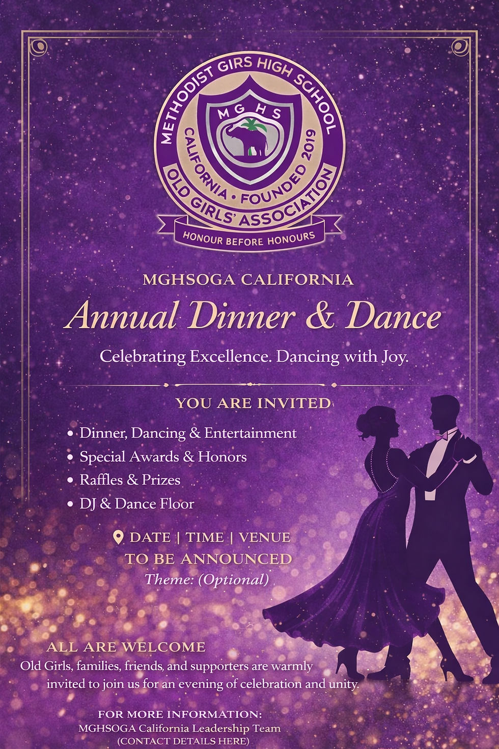 2026 MGHSOGA California - Annual Dinner & Dance