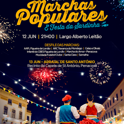Marchas Populares e Festa Da Sardinha acontece em Penacova
