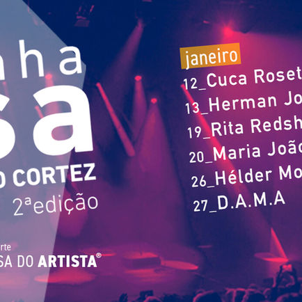 "Festival na Minha Casa" traz concertos de Hélder Moutinho e D.A.M.A na Casa do Artista