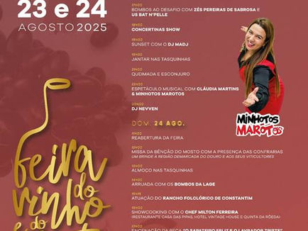 Provesende acolhe a 16.ª edição da Feira do Vinho e do Azeite