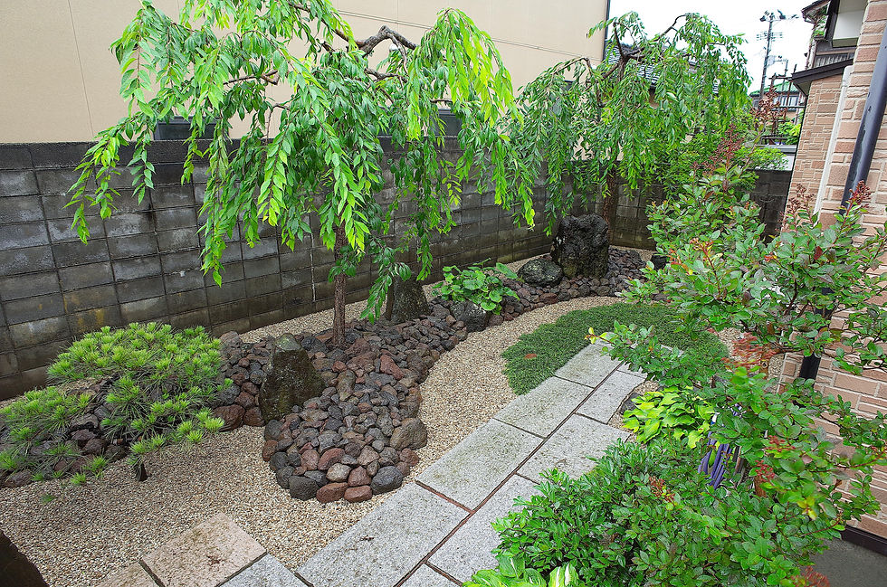 築山・枝垂桜の庭