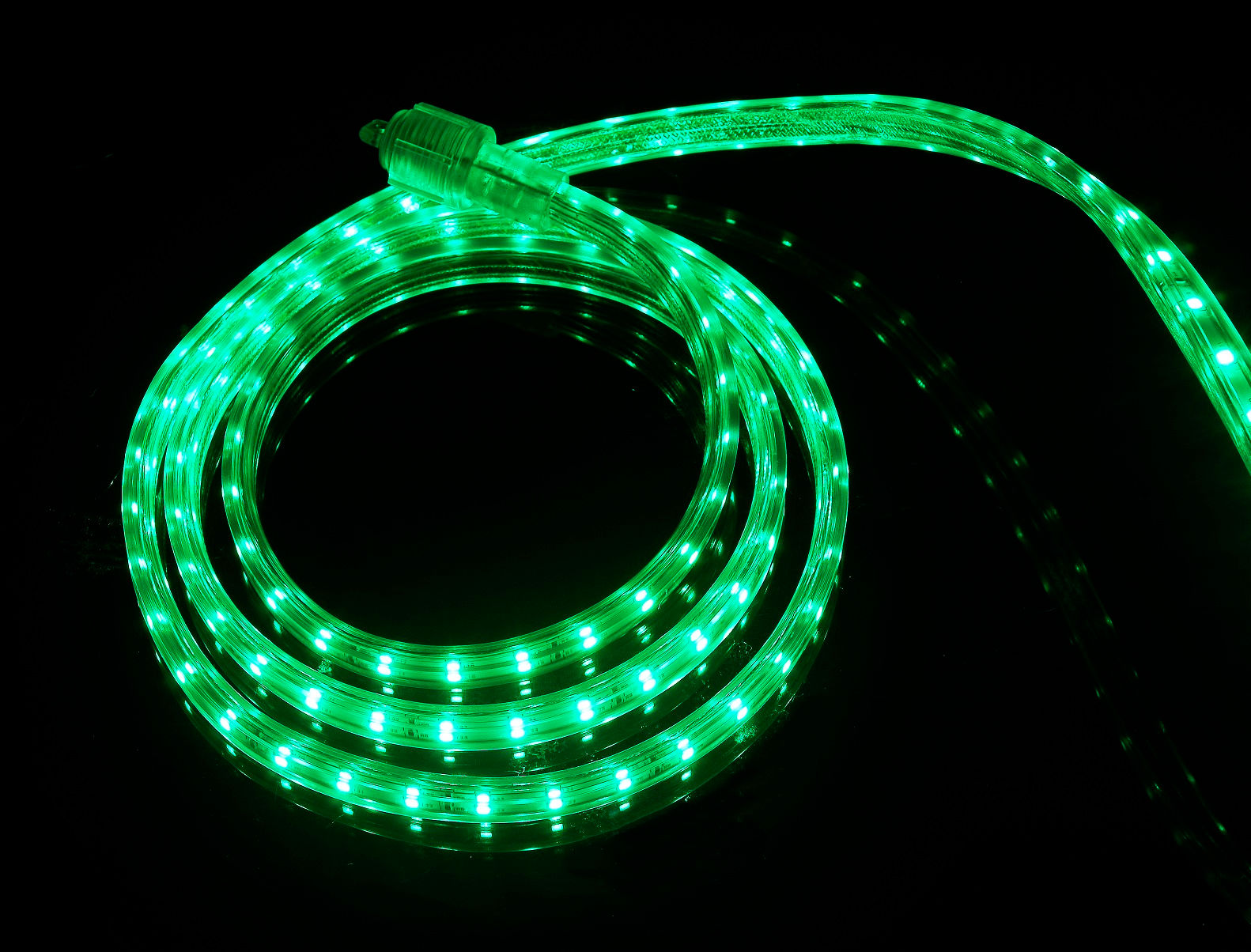 UL Listed, Green, 120 Volt Flat LED Strip Light, 3528 SMD LEDs